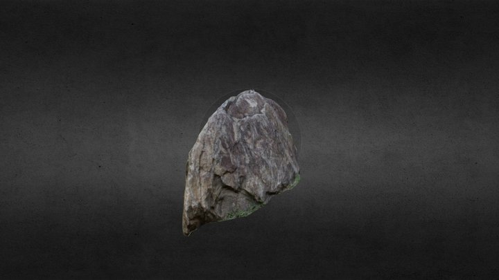Photoscanned Rock 2 3D Model