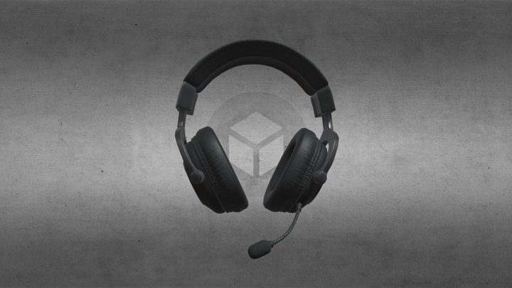 Logitech G PRO Headset 3D Model