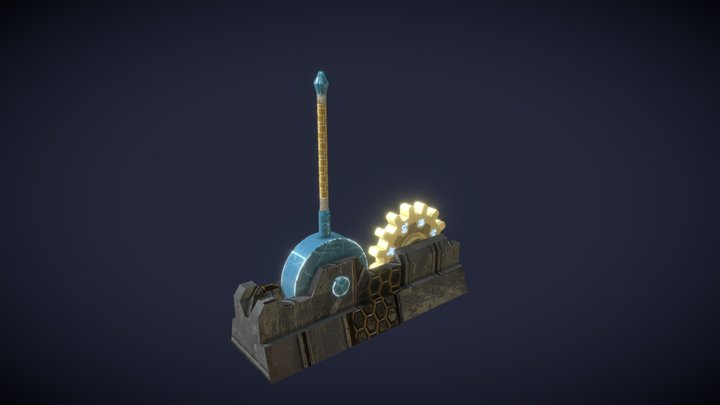 SwitchNTrap: Emmesive Lever For Unity 3D Model