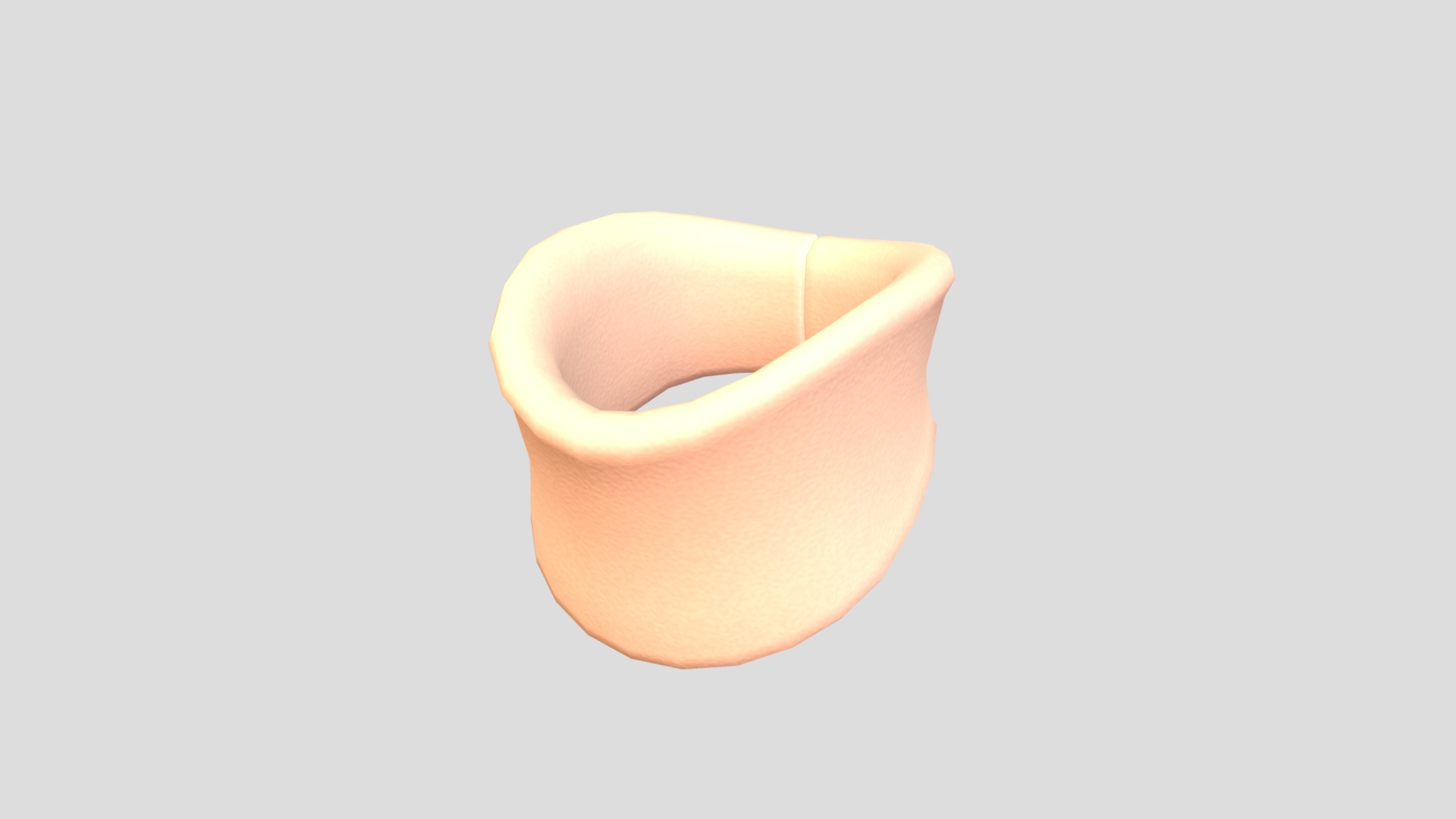 3D model Soft Collar - This is a 3D model of the Soft Collar. The 3D model is about a roll of toilet paper.