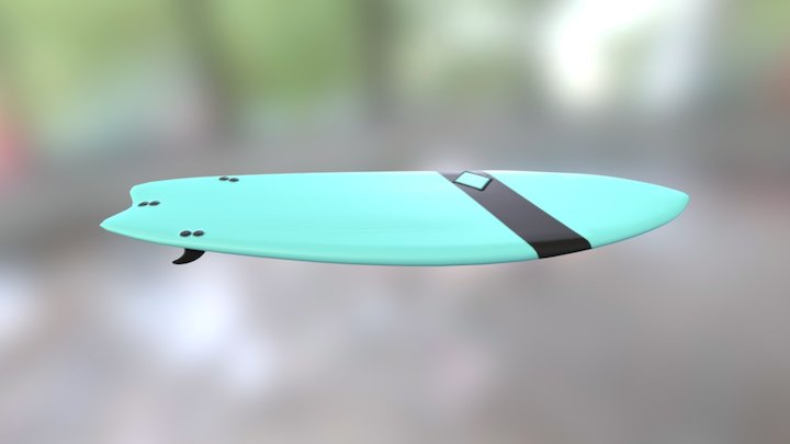 Surfboard 3D Model