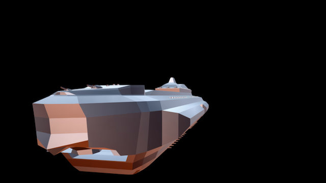 Space Carrier 3D Model