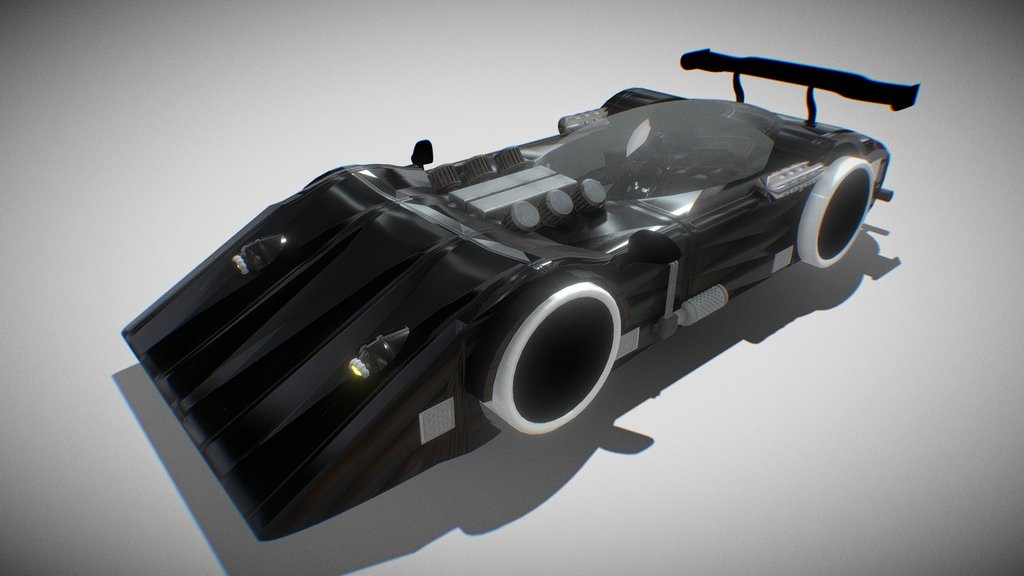 Futuristic Racing Car