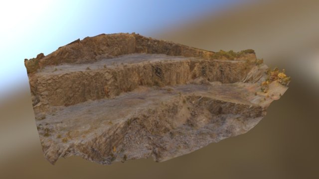 Model of the quarry of Resteigne 3D Model