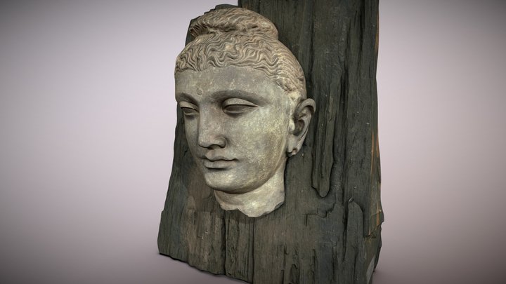 Buddha  |  Gandhara, Schist. 3D Model