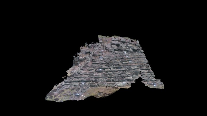 Escalinata Oeste 1, Estructura 1, MNG. 3D Model