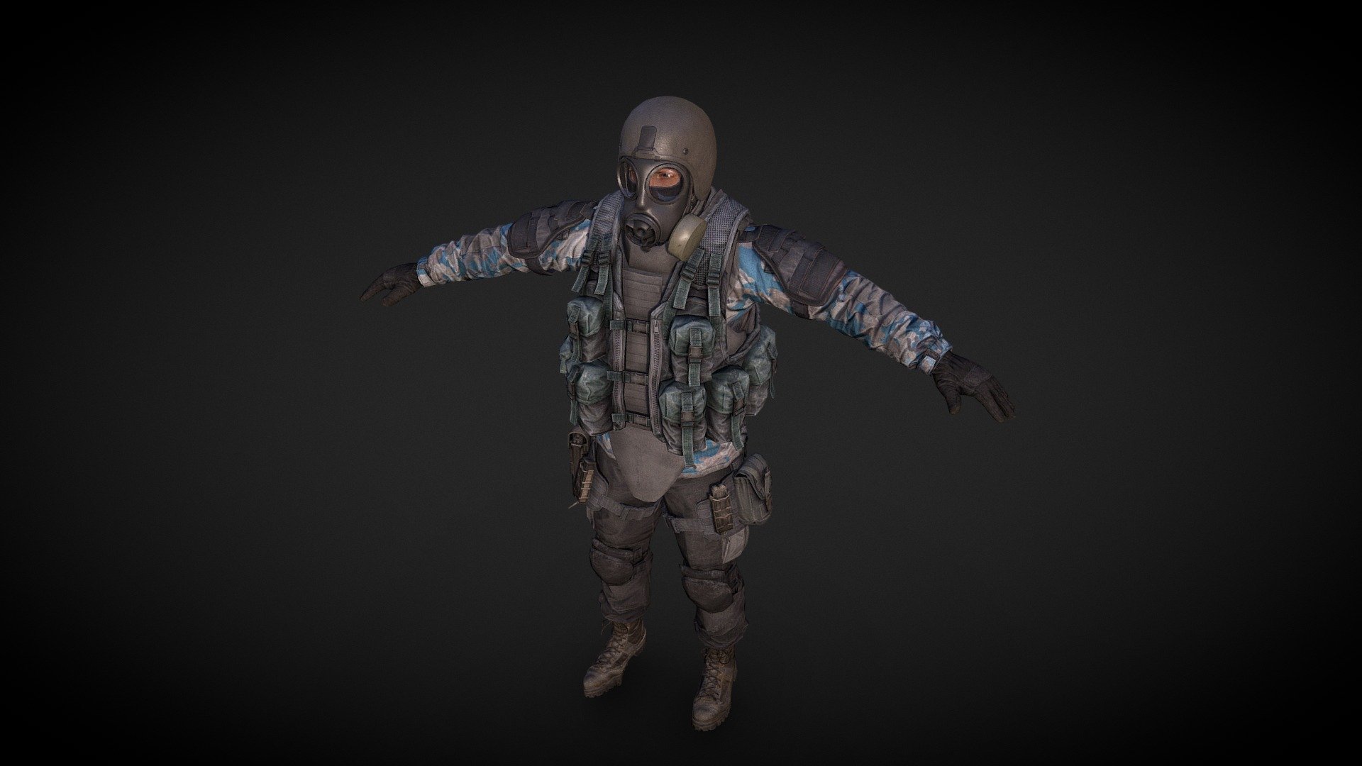 Stalker Nebo 2 Backpack Helmet 3D model by 3D MODELES FROM S.T.A.L.K.E.R. (villageboys576