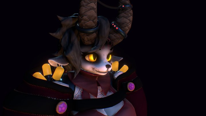 Cultist | Black Lamb 3D Model