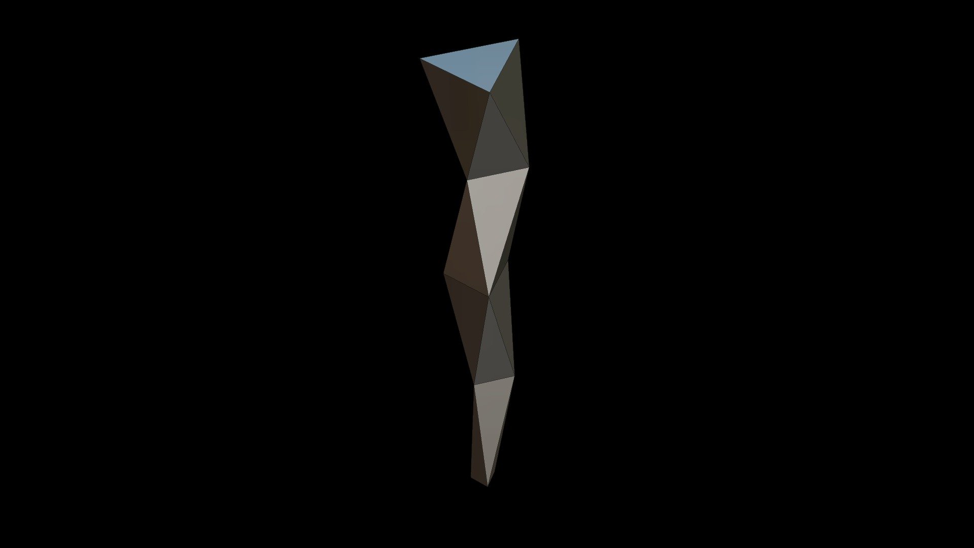 Low Poly Standing Floor Lamp