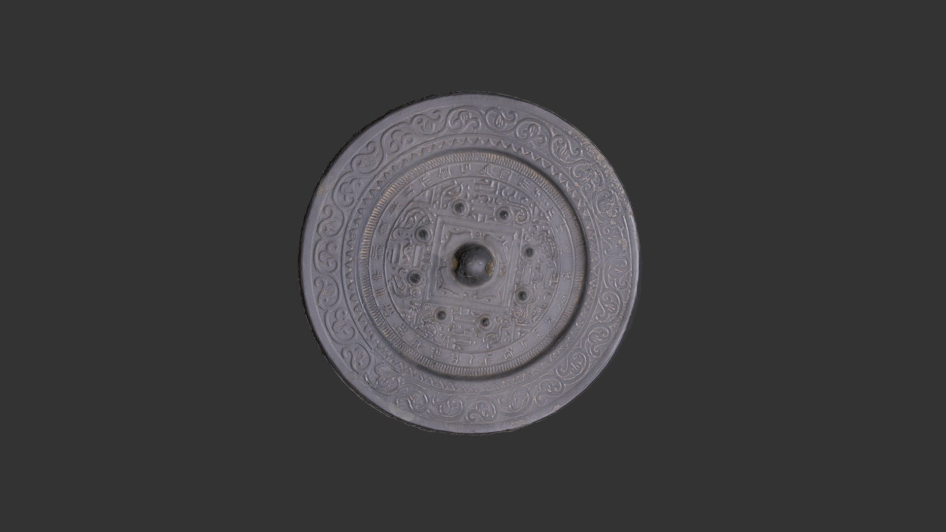 Bronze Mirror, Han Dynasty