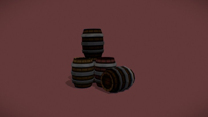 Barrels 3D Model