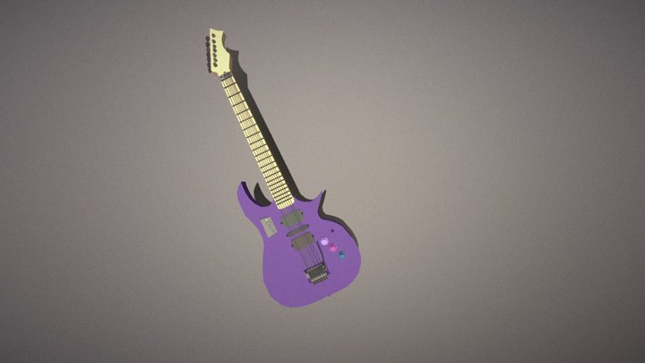 guitarra proyecto final 3D Model