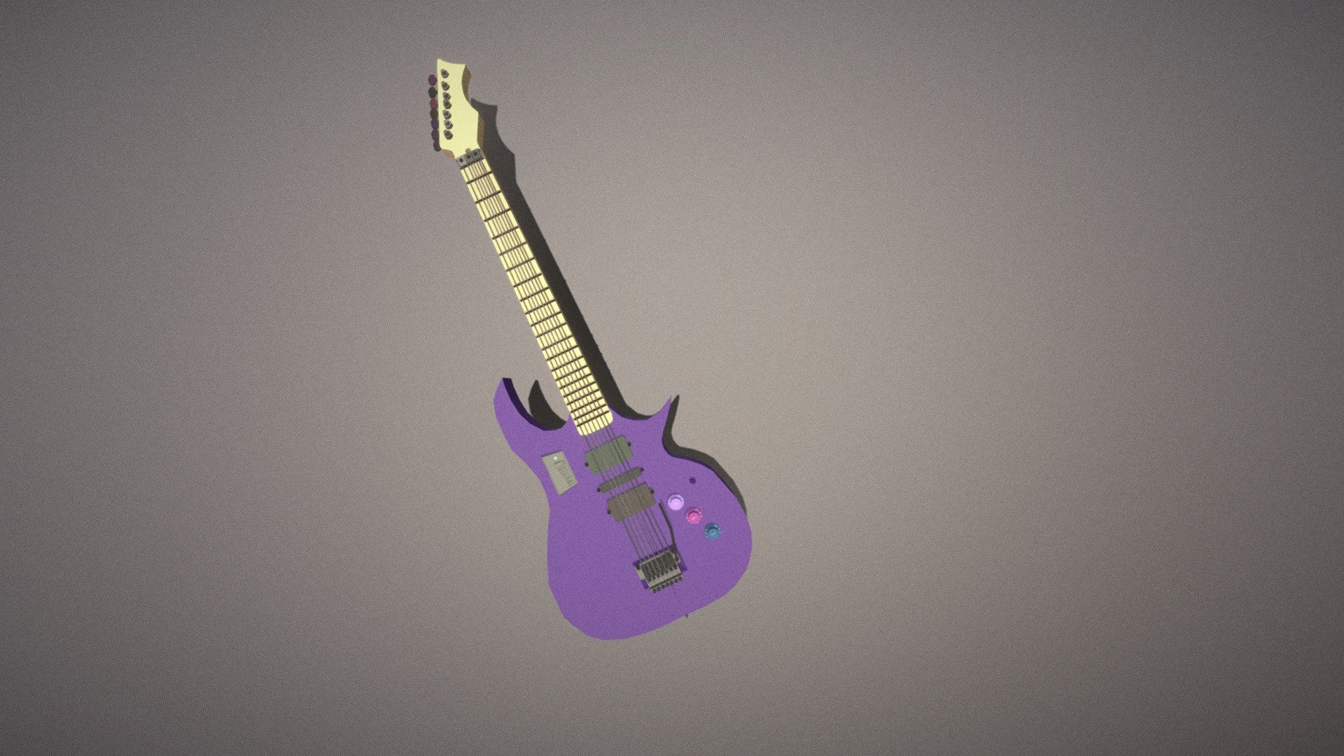 Guitarra Proyecto Final - 3d Model By Df.xeno [c728527] - Sketchfab