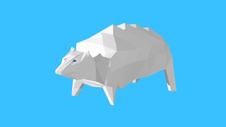 Polar Bear 3D Model