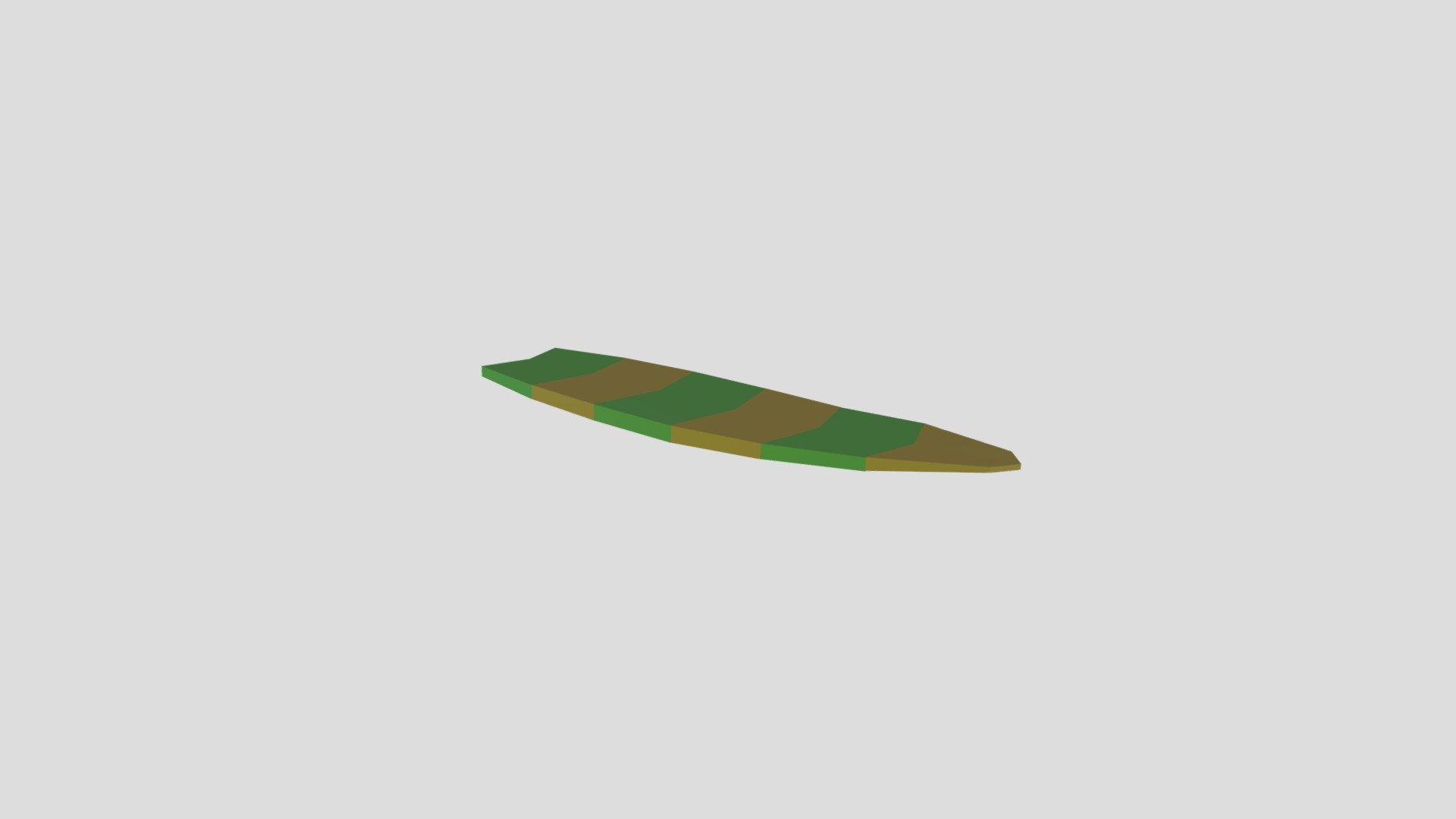 Stand Up Paddle - low poly