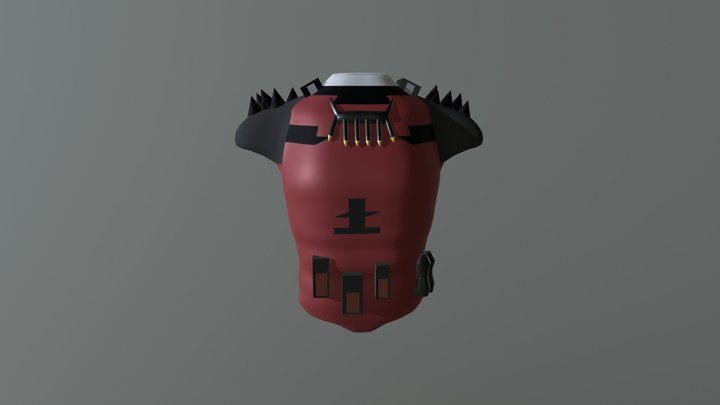 Torso Armour Piece 3D Model