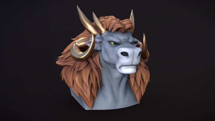 Gaur 3D Model