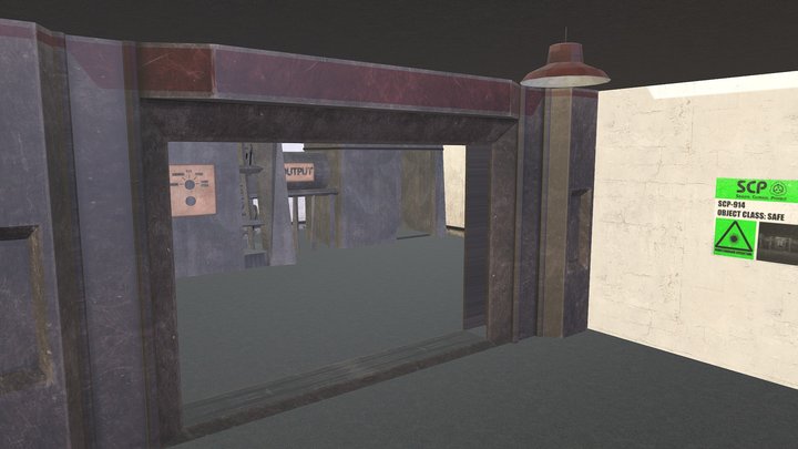 SCP-914 Confinement (machineroom_opt) - SCP:CB 3D Model