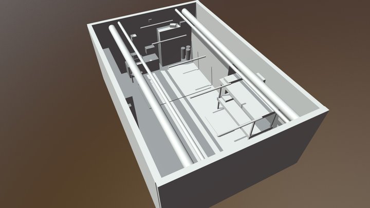 Bunker Initial Layout 3D Model