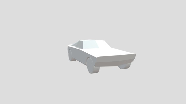 VERY Basic Mustang Model 3D Model