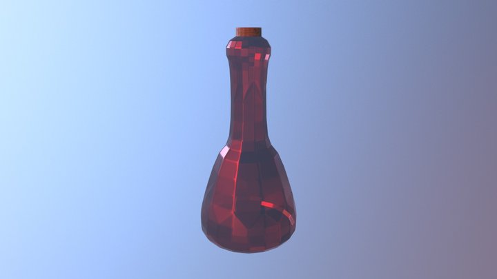 PotionBottle_HighPoly 3D Model