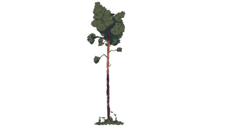 Tall Tree – Free 3D Model STL