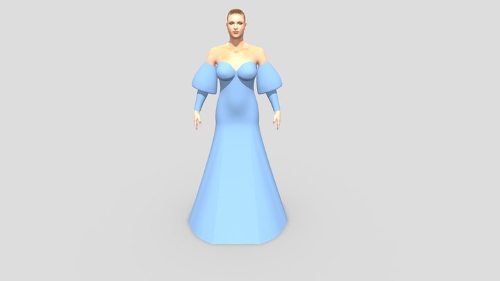 Vestido Tatiana 3D Model