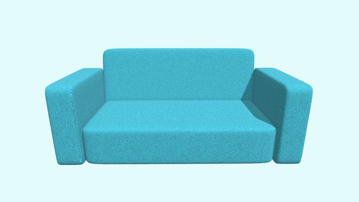 Simple Sofa 3D Model
