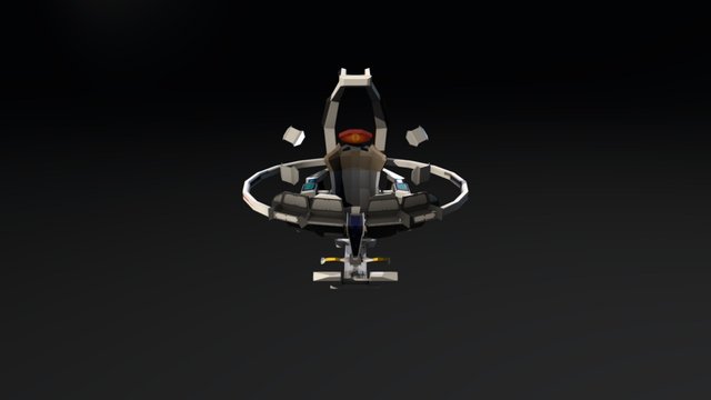 Cokpit FBX Animated 3D Model