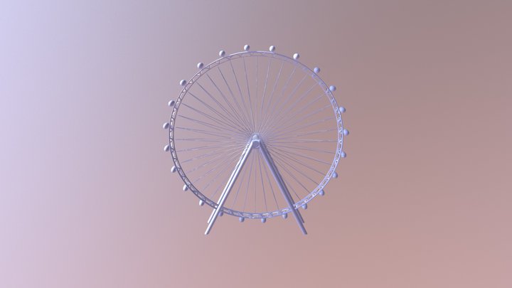 Observation Wheel 3D Model