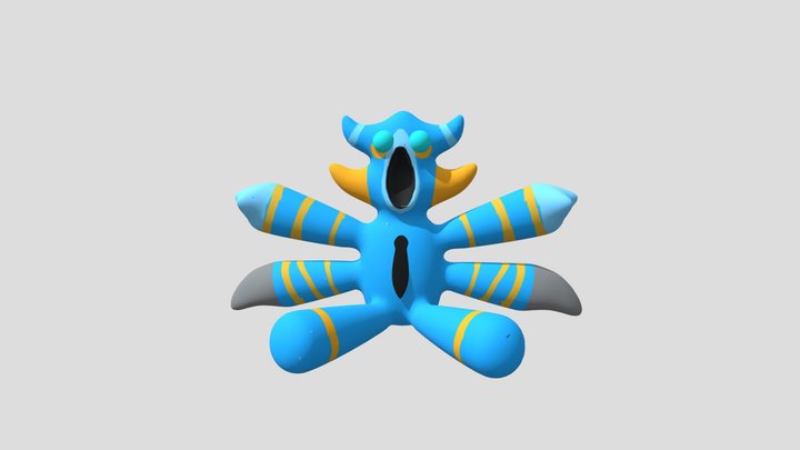 Glareon Plushie from care of verver 3D Model