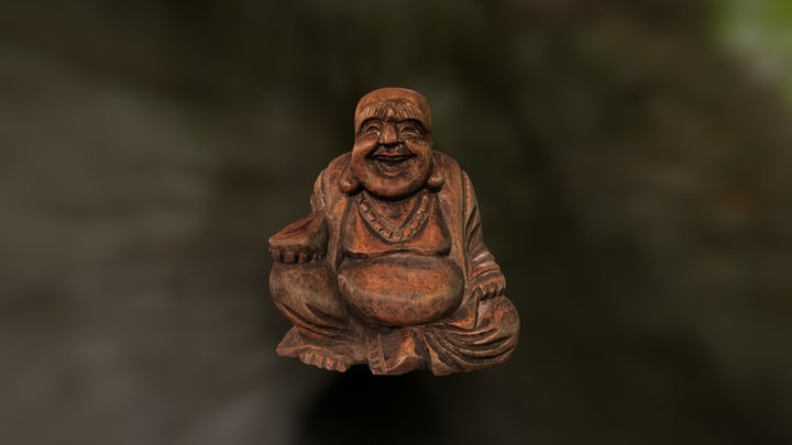Happy buddha 3D photogrammetry 3D Model