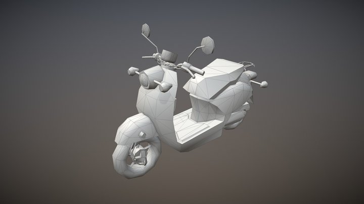 Scooter Yamaha Vino 3D Model