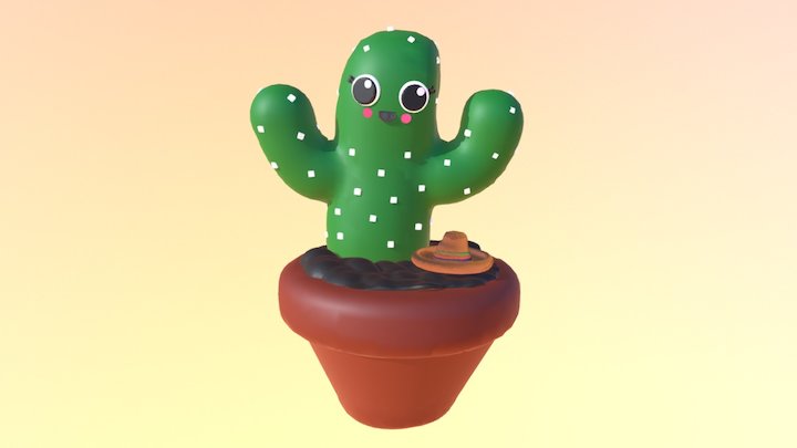 Cactus by Lynette Sanchez 3D Model