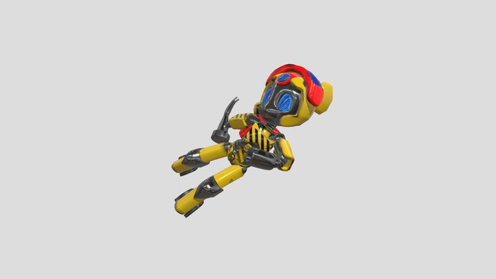A.D.A. stylized robot 3D Model
