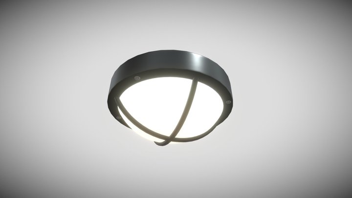 Outdor Ceiling Light 3D Model