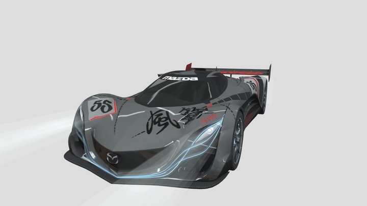 mazda furai – Gratis 3D-model STL