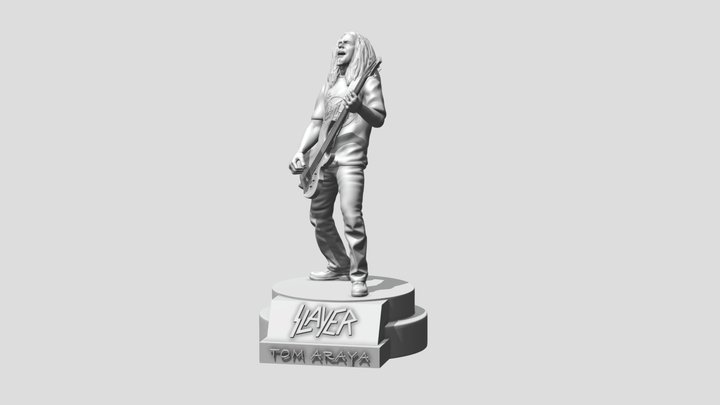 tom araya - Slayer 3d printing 3D Model