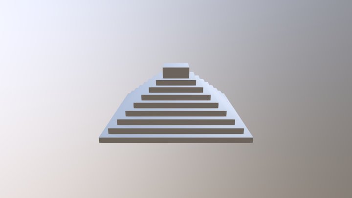 Mayan Pyramid 3D Model