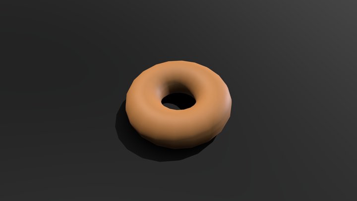 Donut01 3D Model