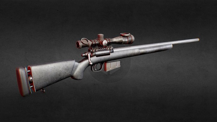 M24 Sniper | lowpoly PBR 3D Model