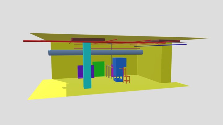 Plant CAD 3D Model
