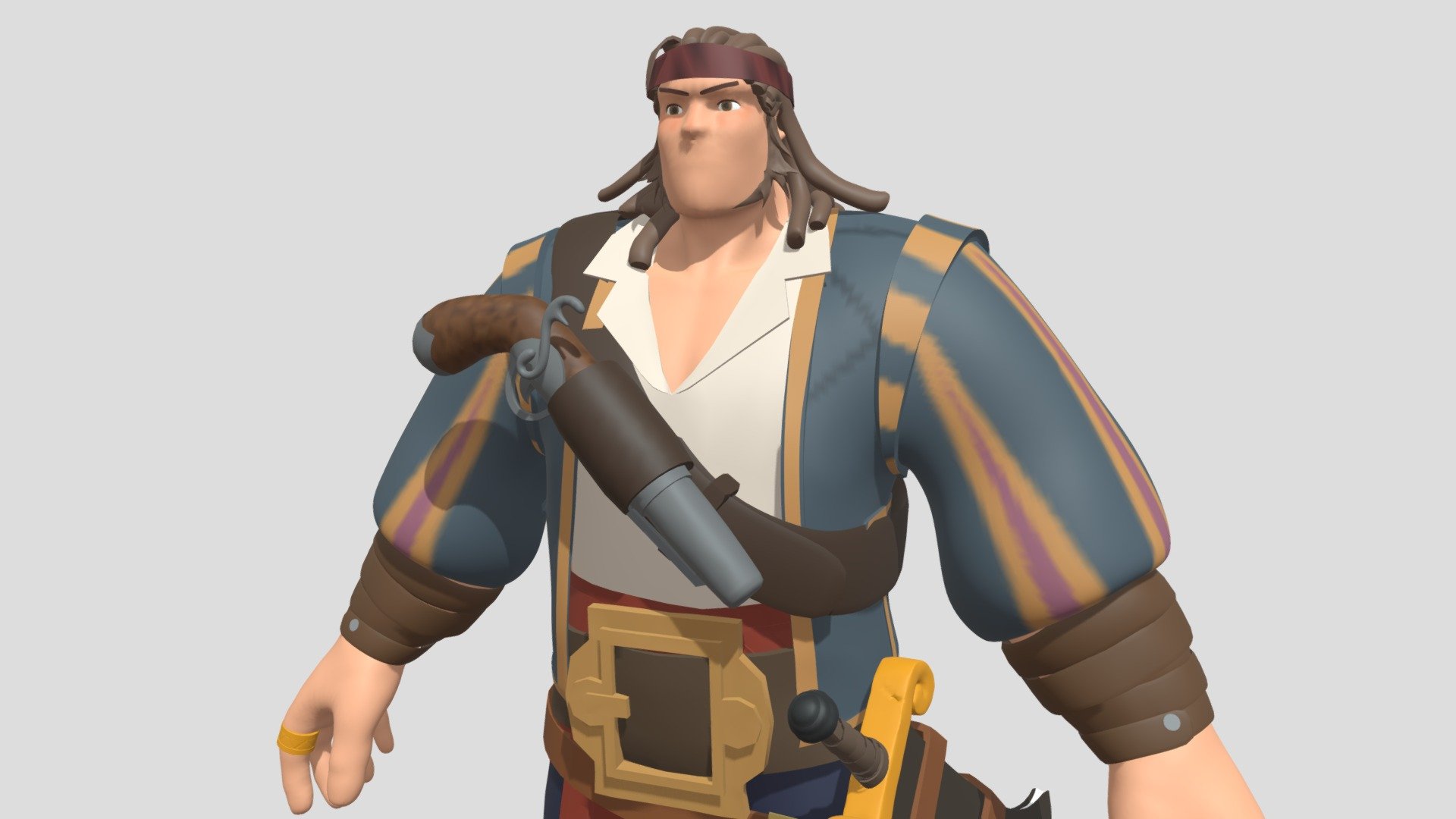 Pirate - 3D model by HK (@cristal7772) [c734273] - Sketchfab