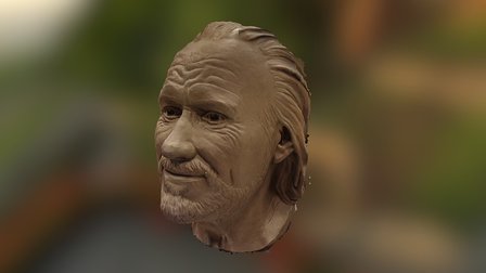 ypenburg reconstruction of the prehistoric skull 3D Model