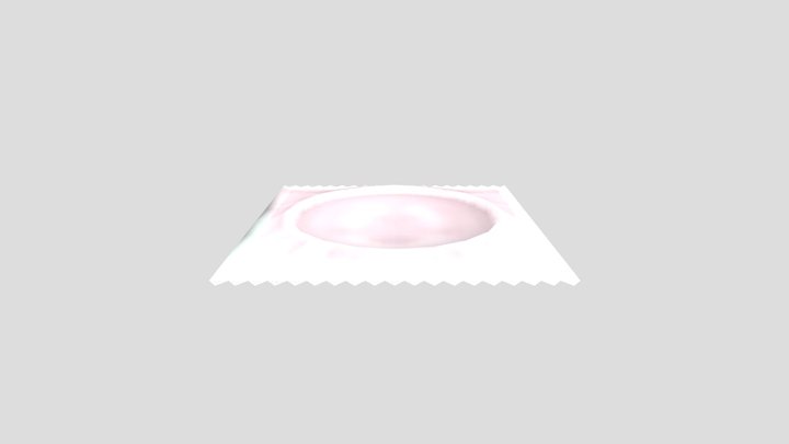 Condom Package 3D Model