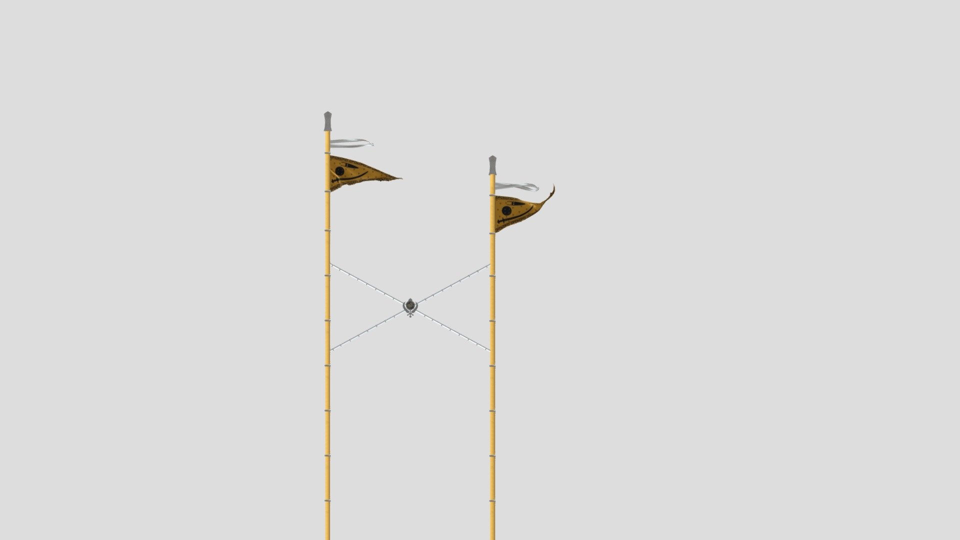 Miri Piri Nishan Sahib | Khanda | - Download Free 3D model by tript ...