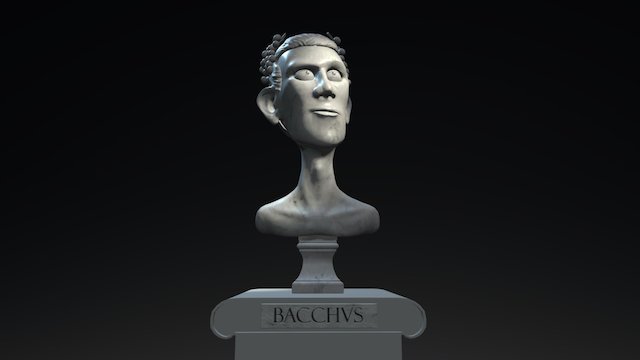 Bust of Bacchus 3D Model