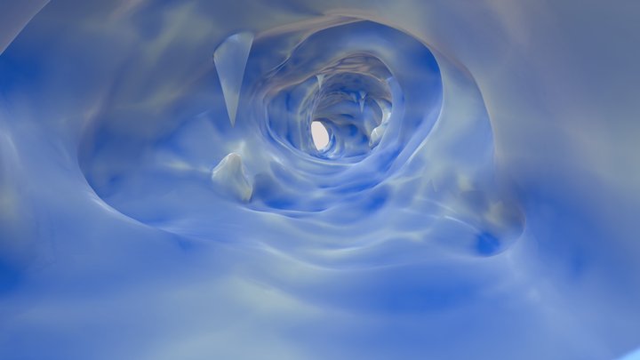 Ice cave Path 3D Model