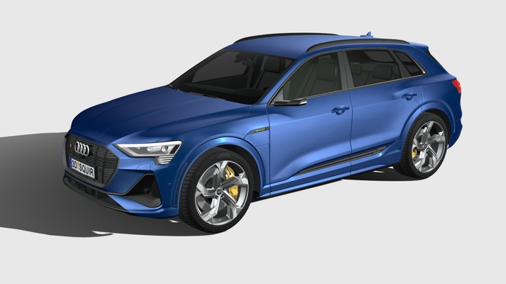Audi e-tron S 2021 3D Model