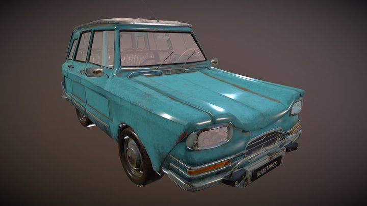 citroen ami 3D Model